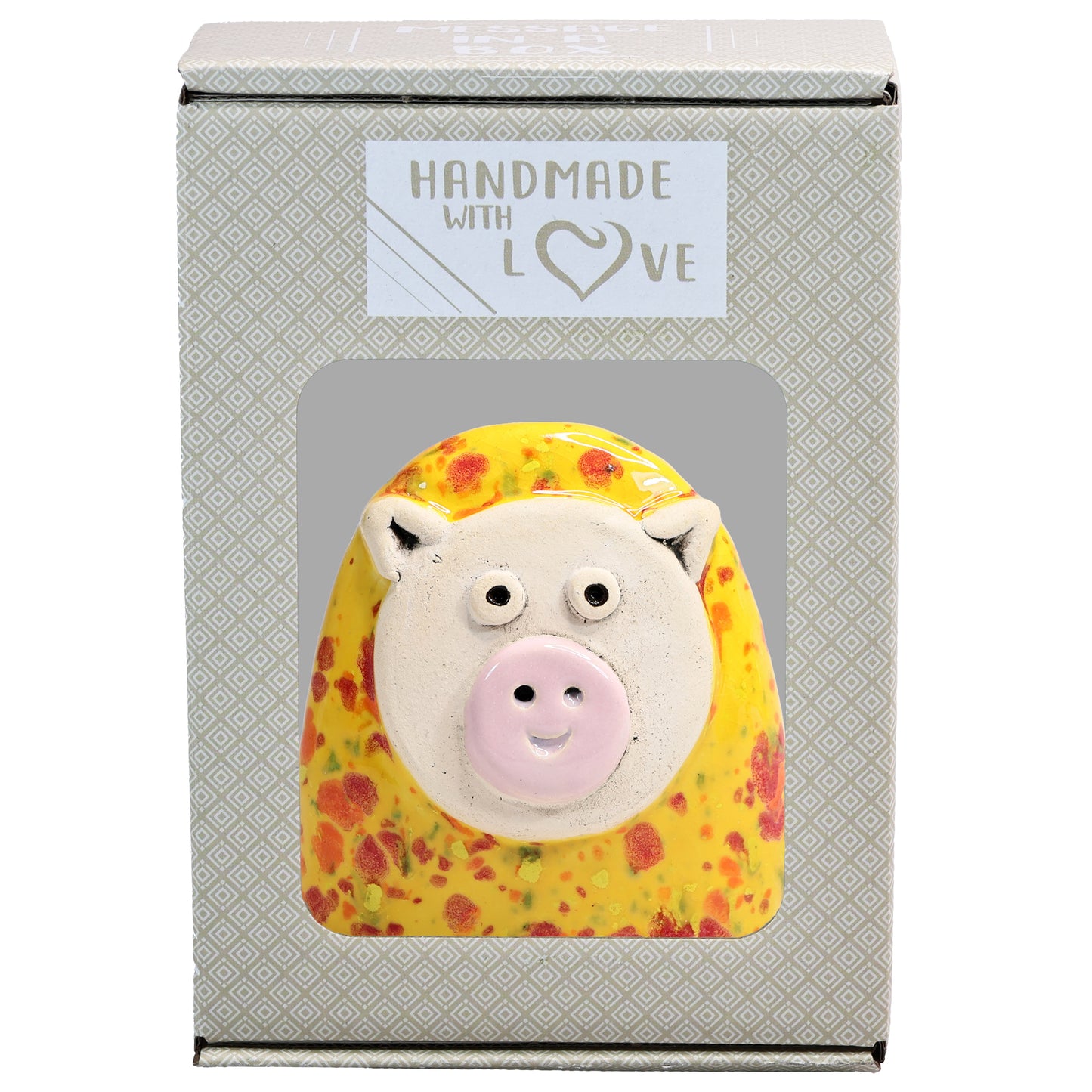 Charming Character of Handmade Ceramic Pig