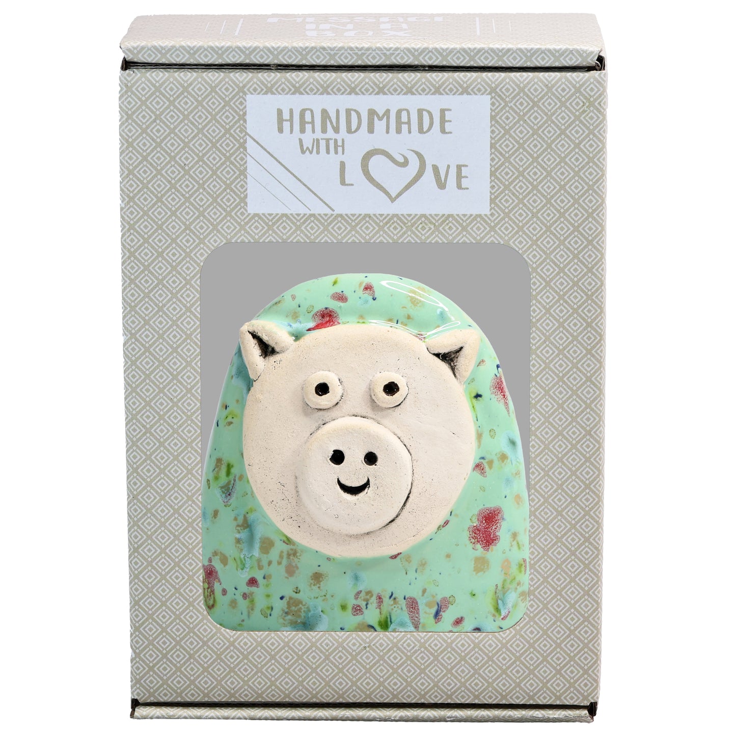 Charming Character of Handmade Ceramic Pig