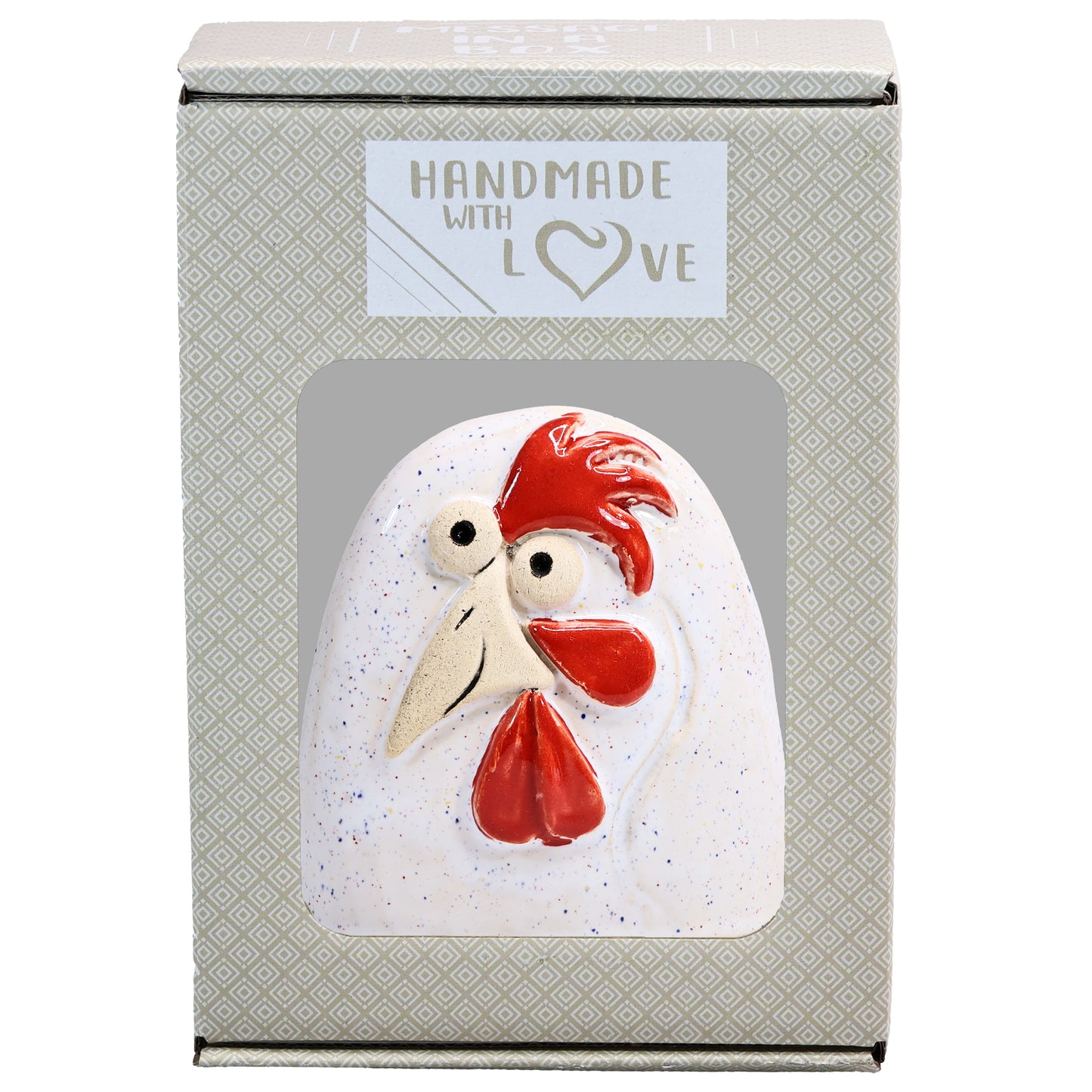 Charming Ceramic Chicken Characters in Vibrant Colours