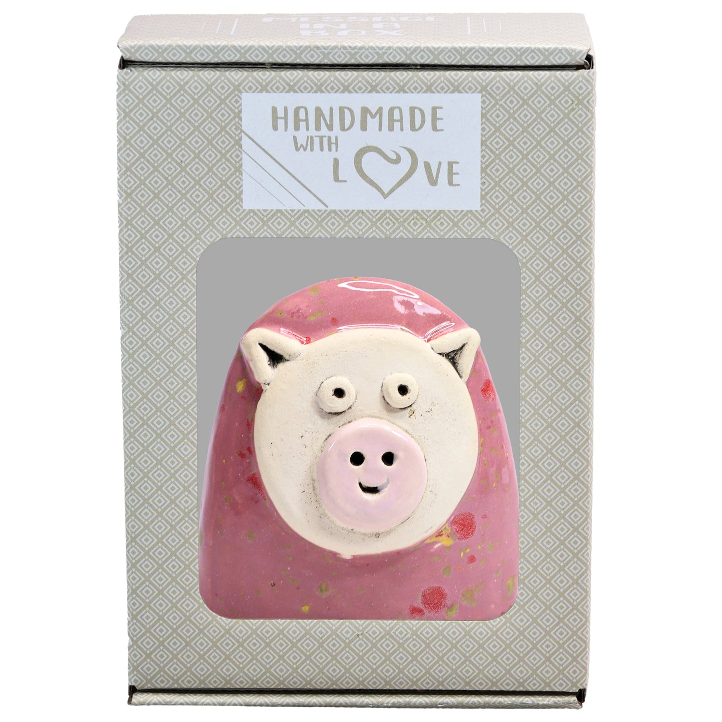 Charming Character of Handmade Ceramic Pig