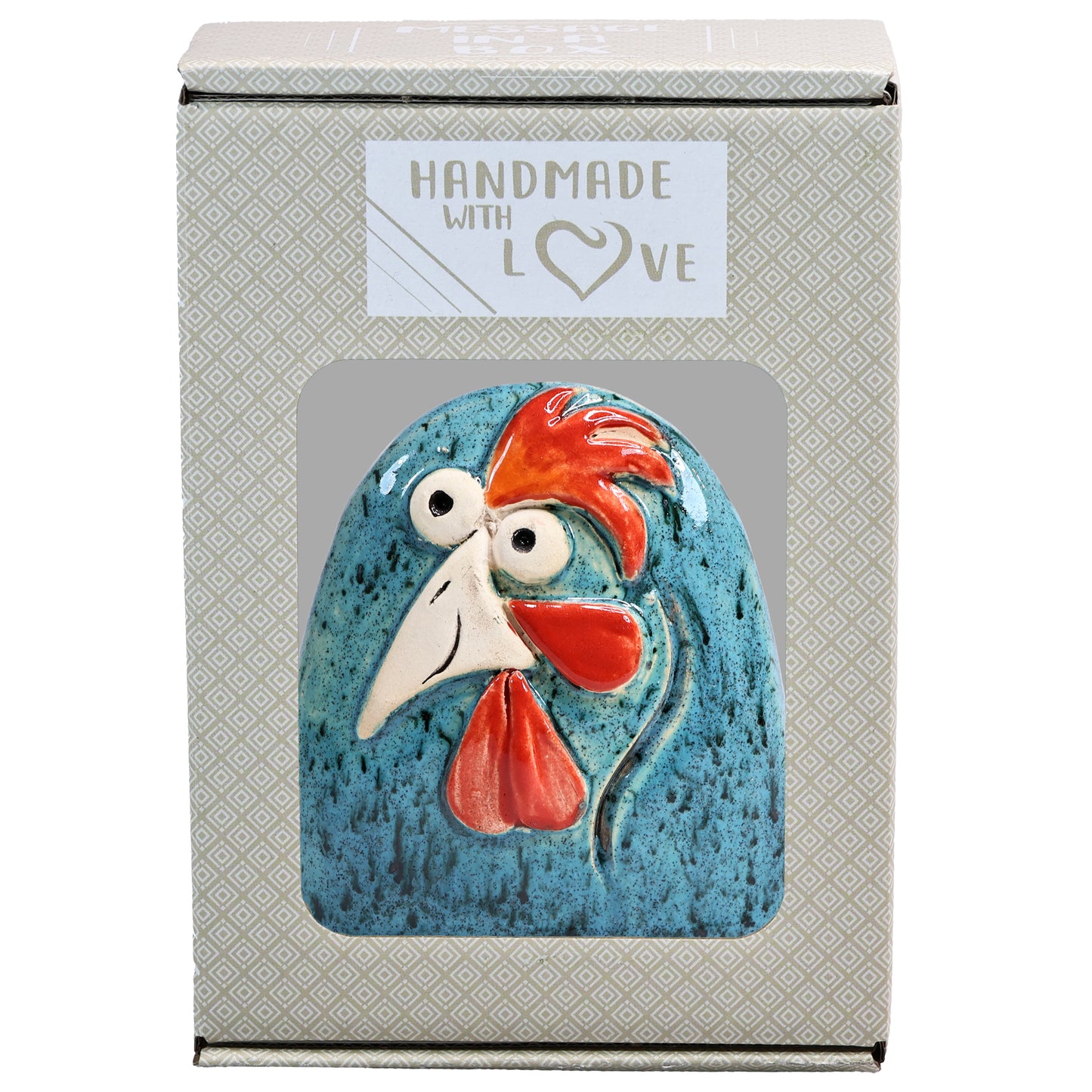 Charming Ceramic Chicken Characters in Vibrant Colours