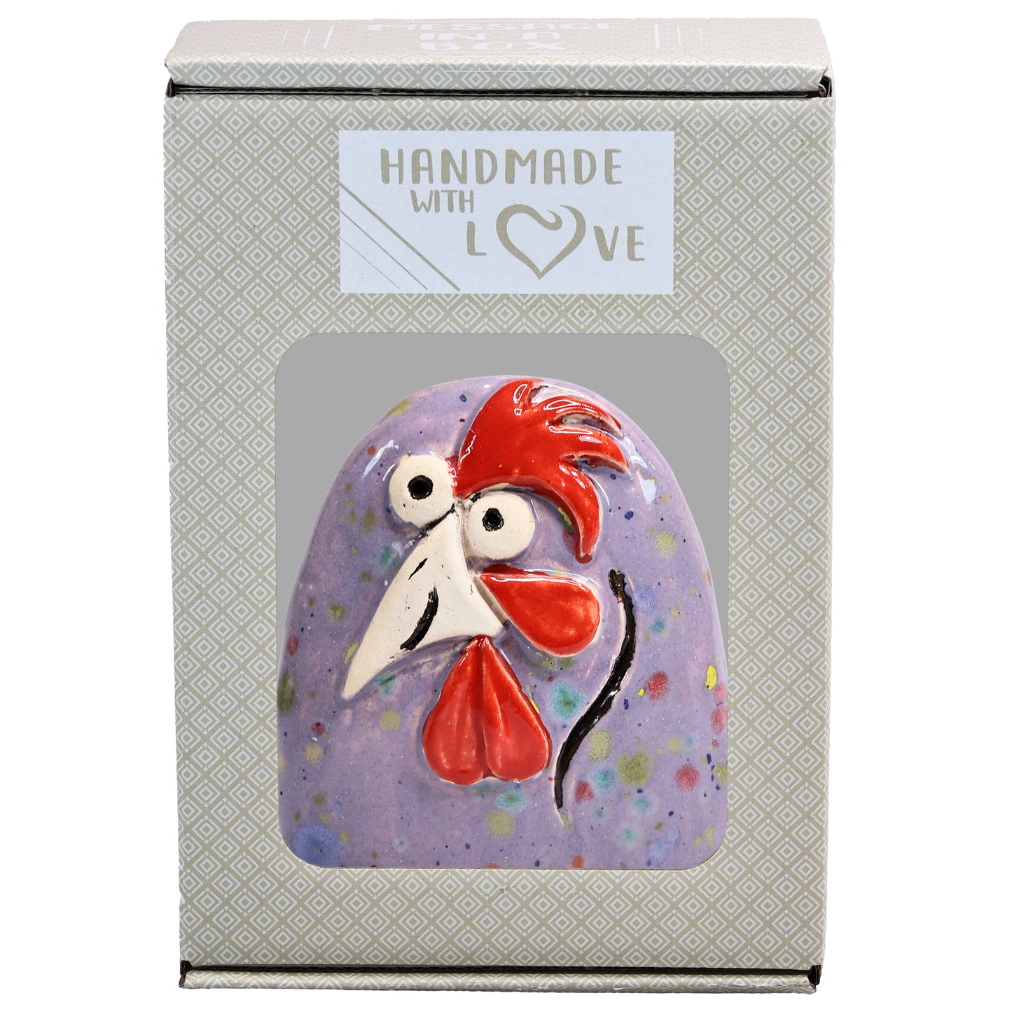Charming Ceramic Chicken Characters in Vibrant Colours