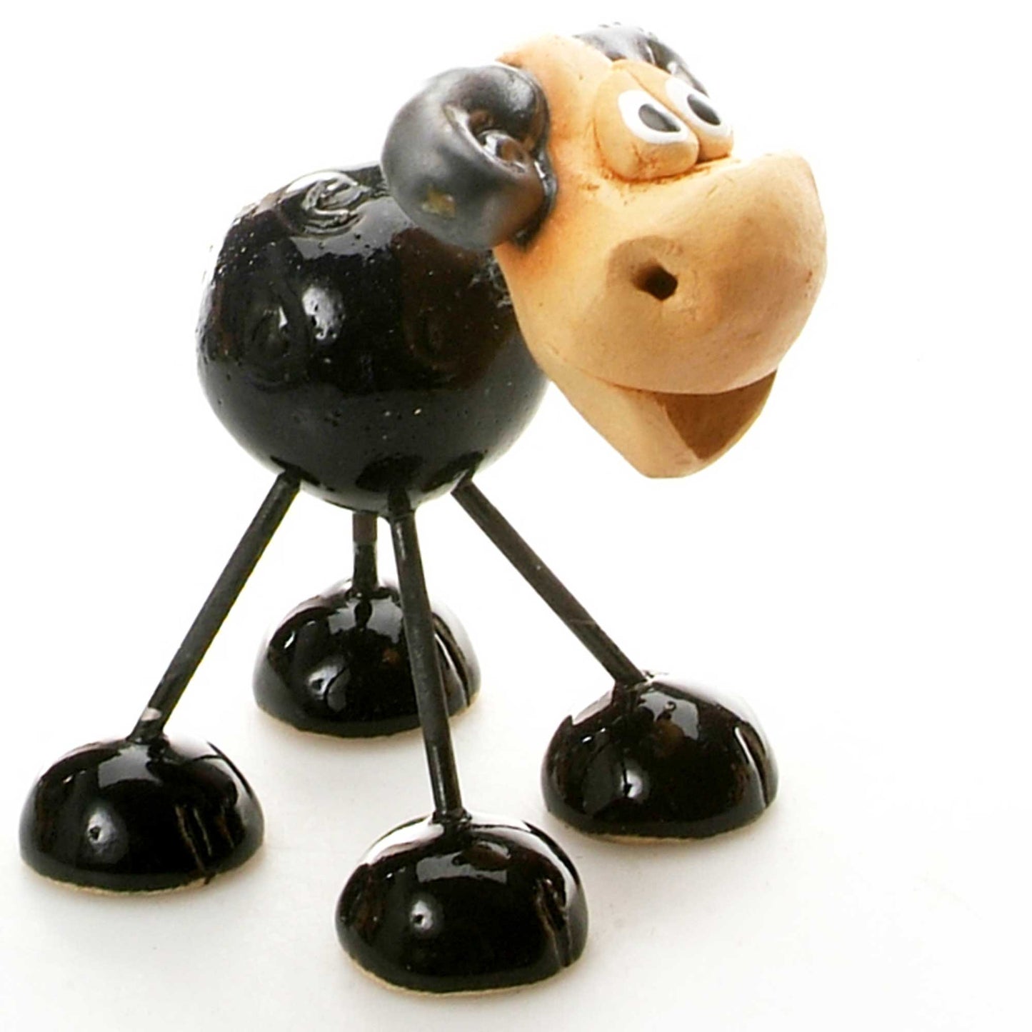 Handmade Ceramic Wire Leg Ram
