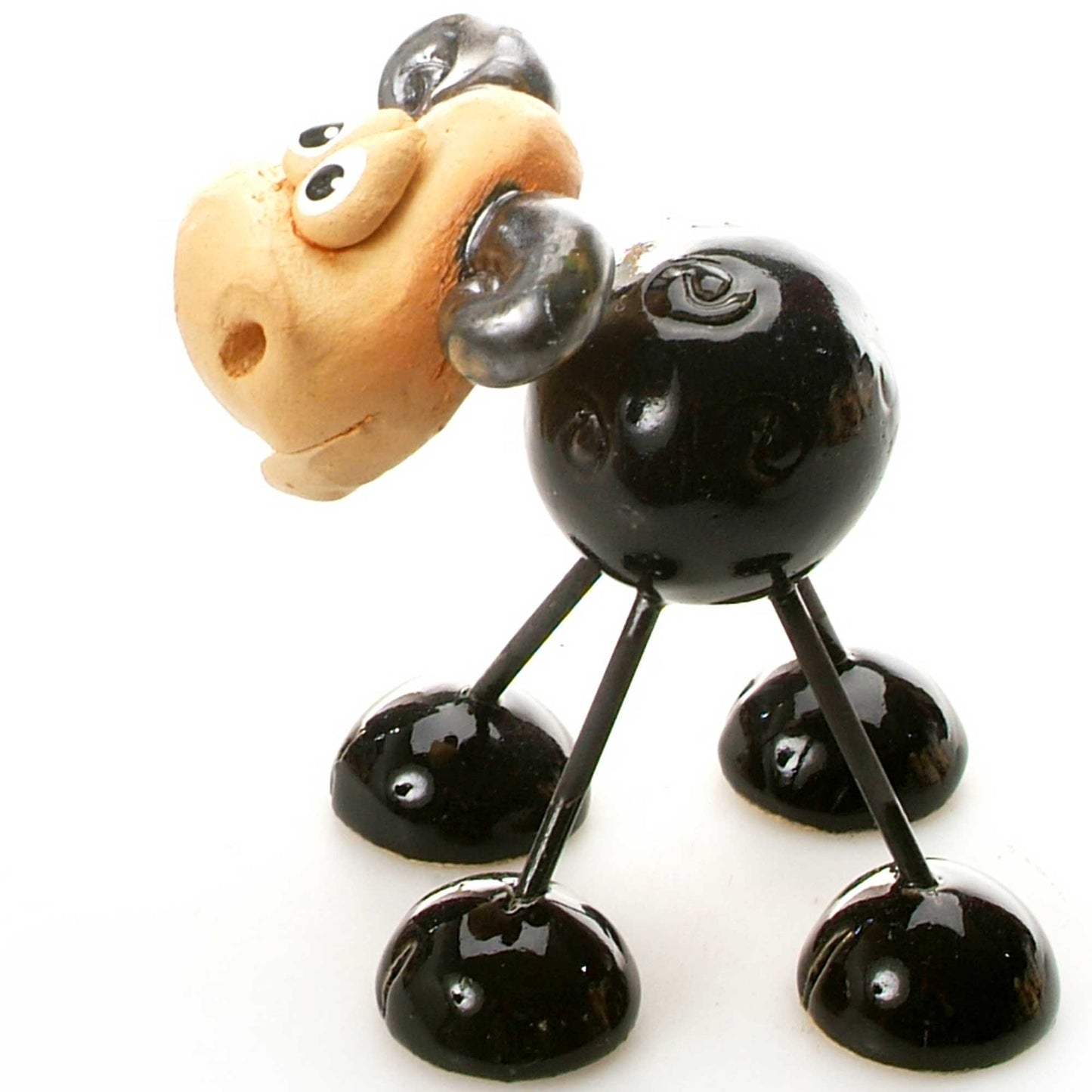 Handmade Ceramic Wire Leg Ram