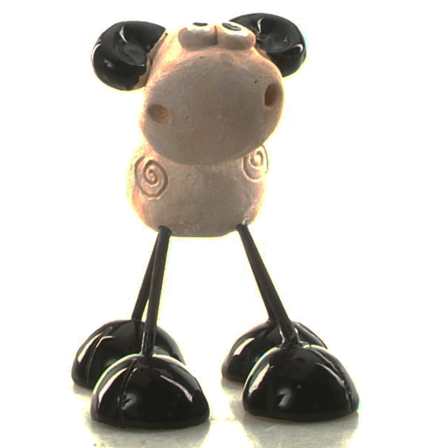 Handmade Ceramic Wire Leg Ram