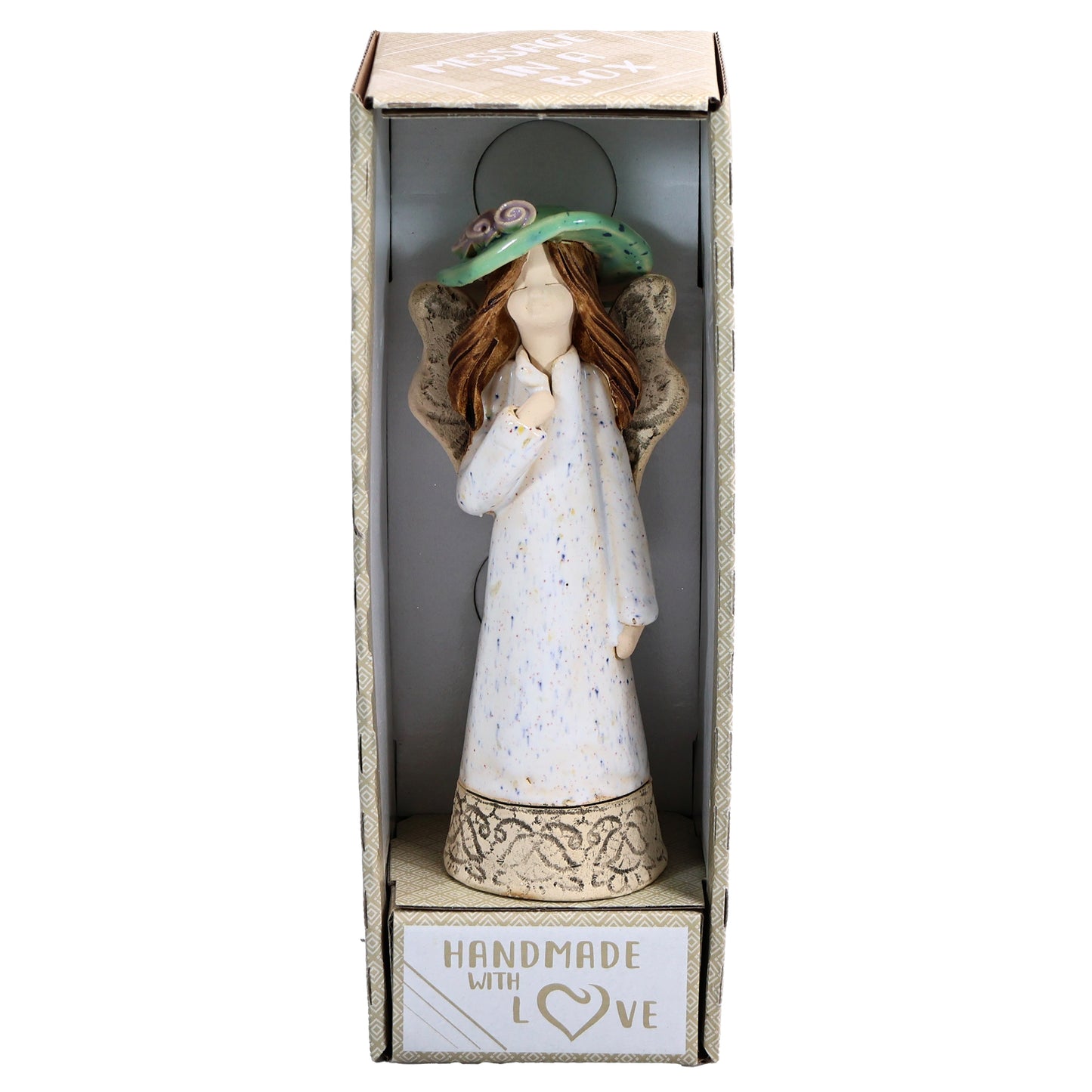 Handmade Ceramic Angel in Hat