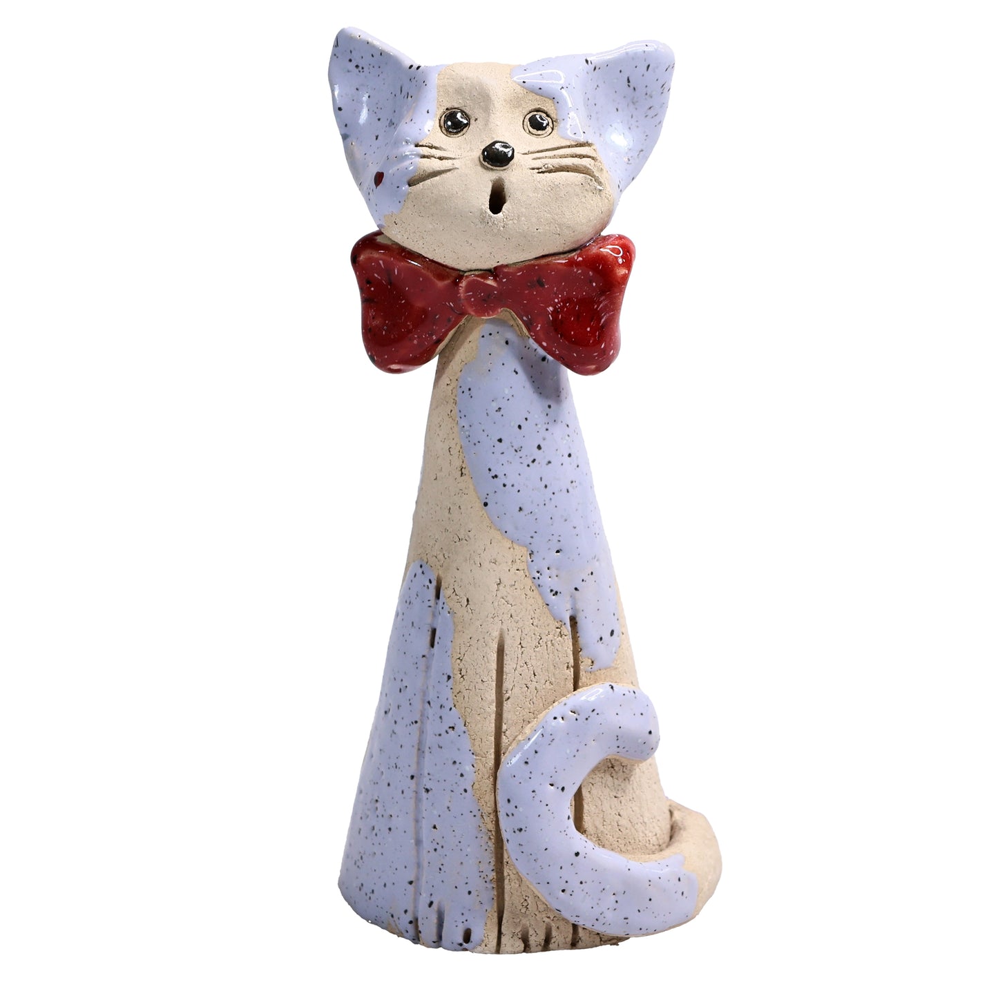 Mr & Mrs Cat with Bow Tie and Flower