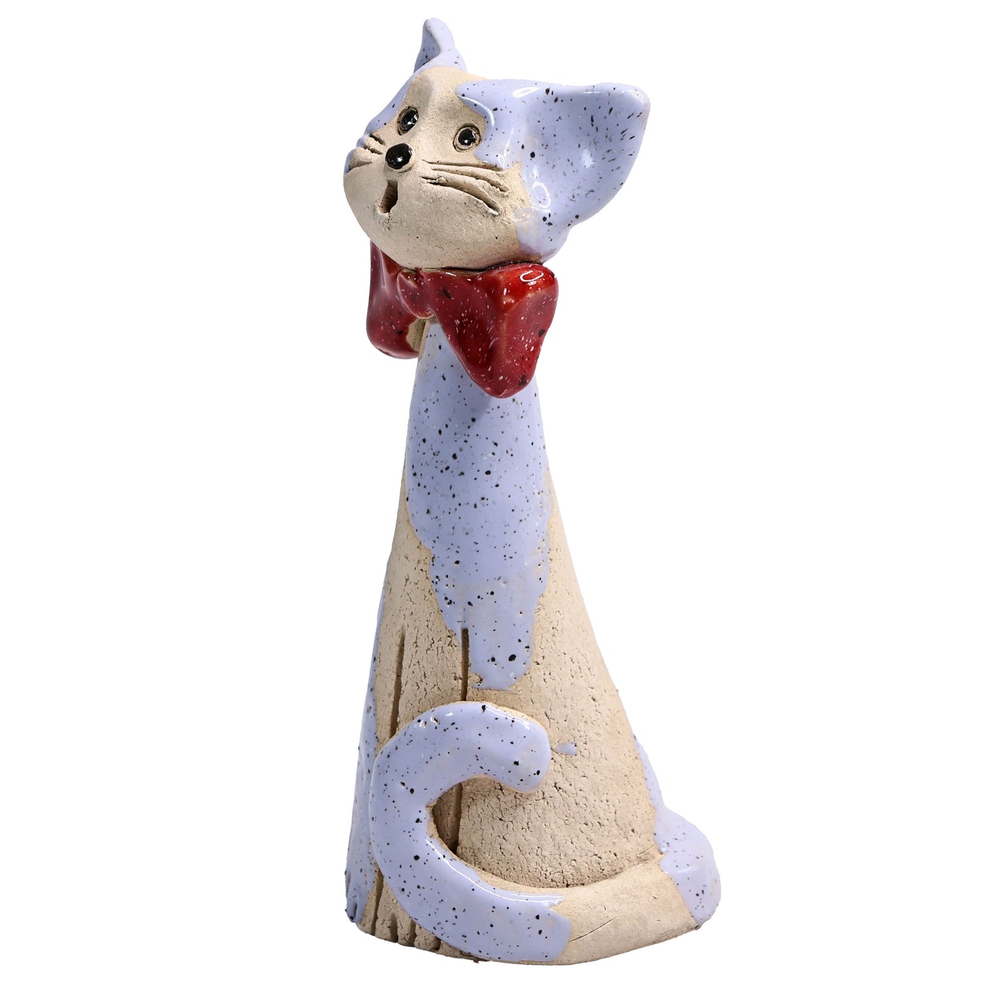 Mr & Mrs Cat with Bow Tie and Flower