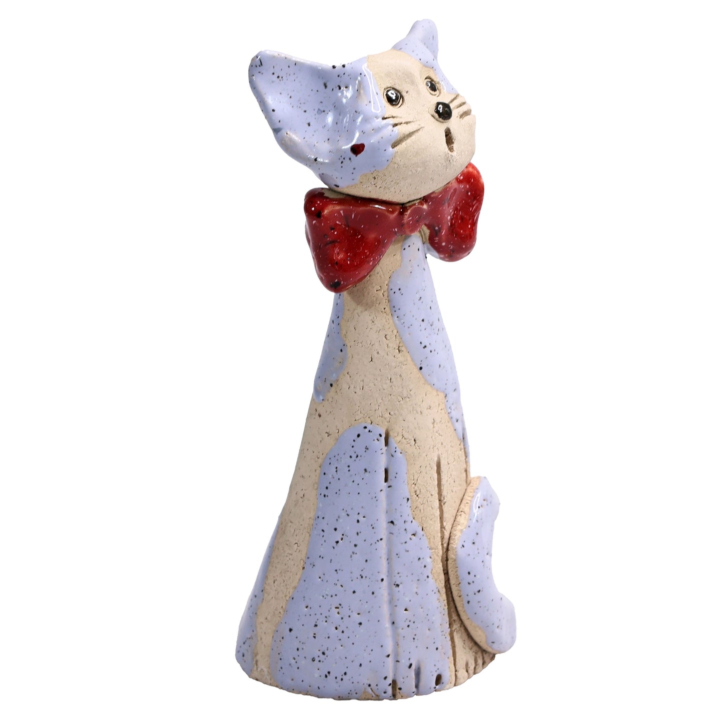 Mr & Mrs Cat with Bow Tie and Flower