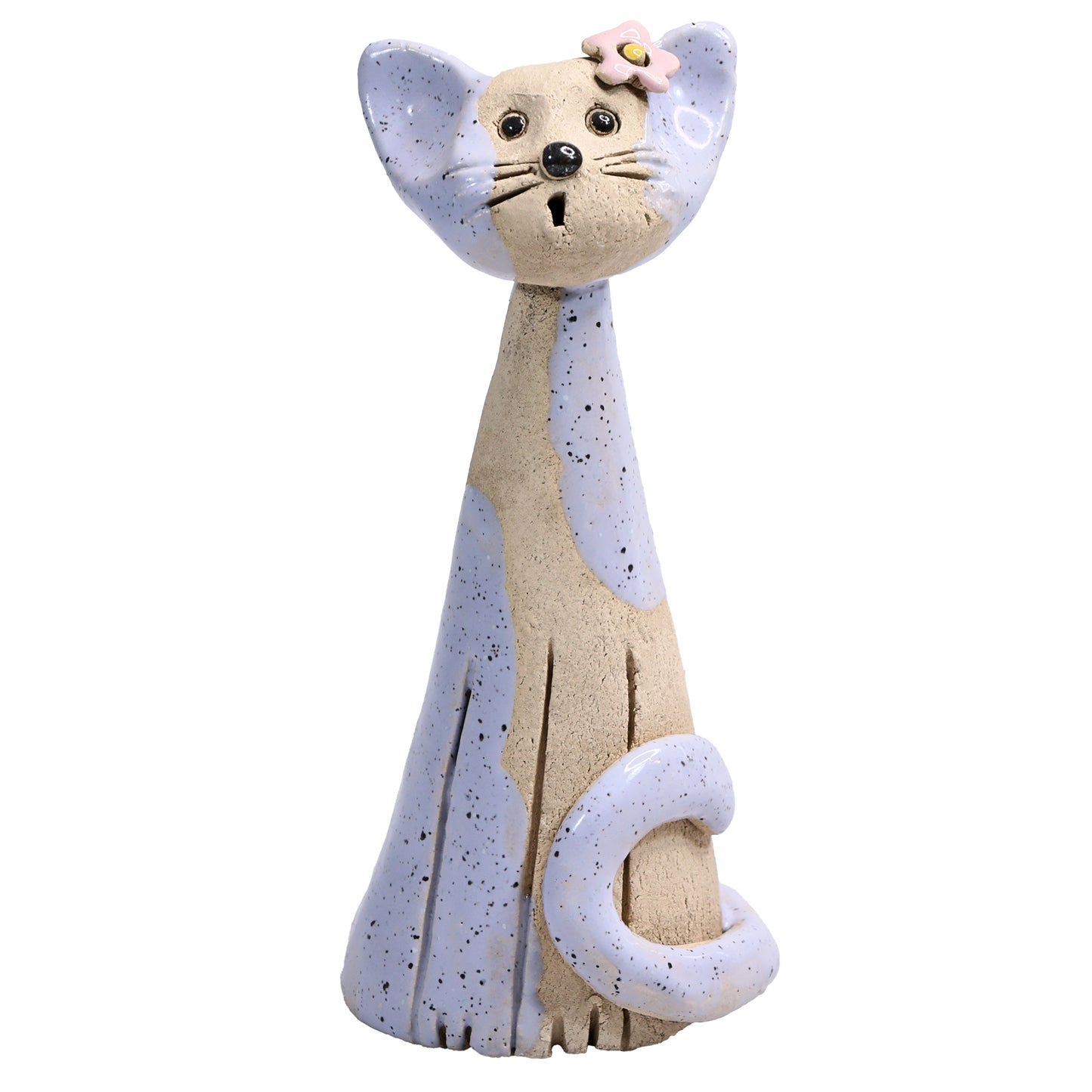 Mr & Mrs Cat with Bow Tie and Flower