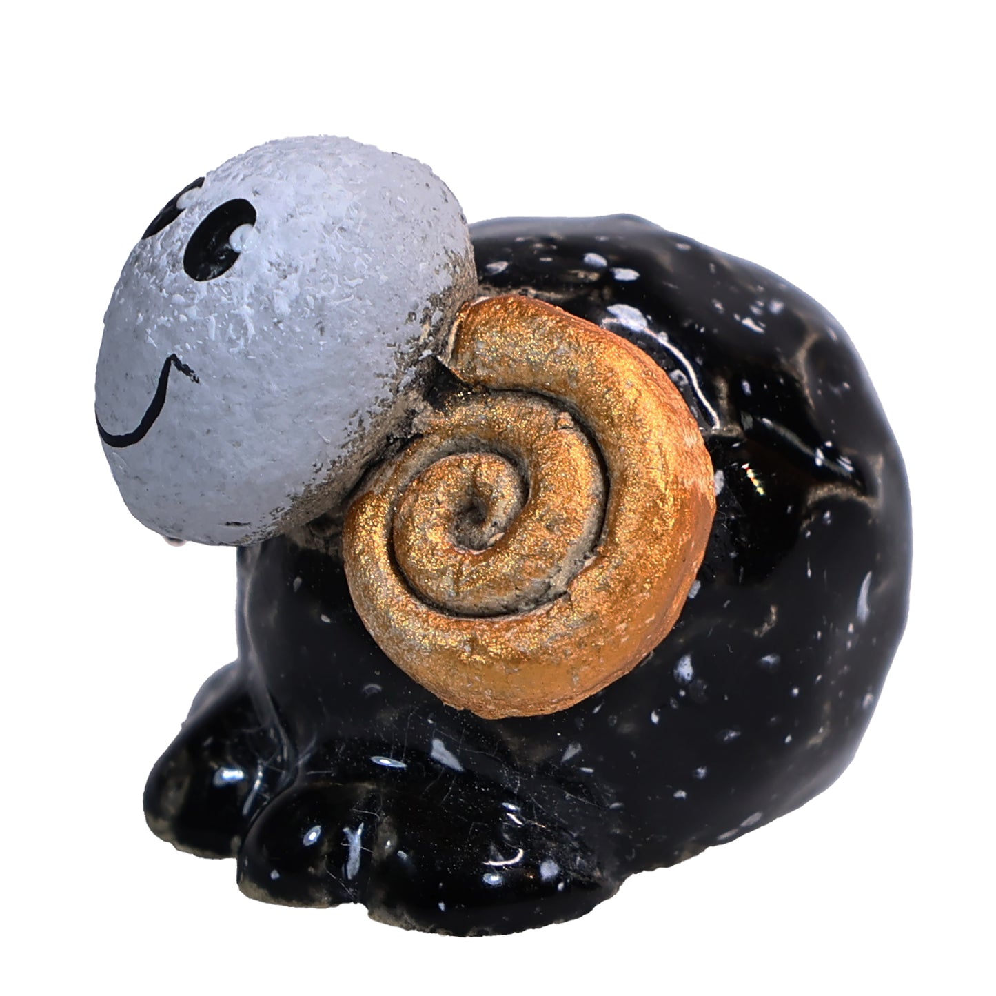 Handmade Ceramic Cute Mini Ram Couple – Quirky Smiling Duo