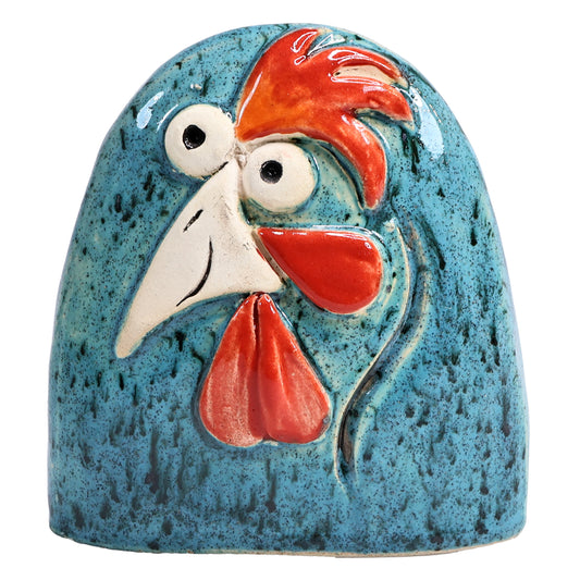 Charming Ceramic Chicken Characters in Vibrant Colours