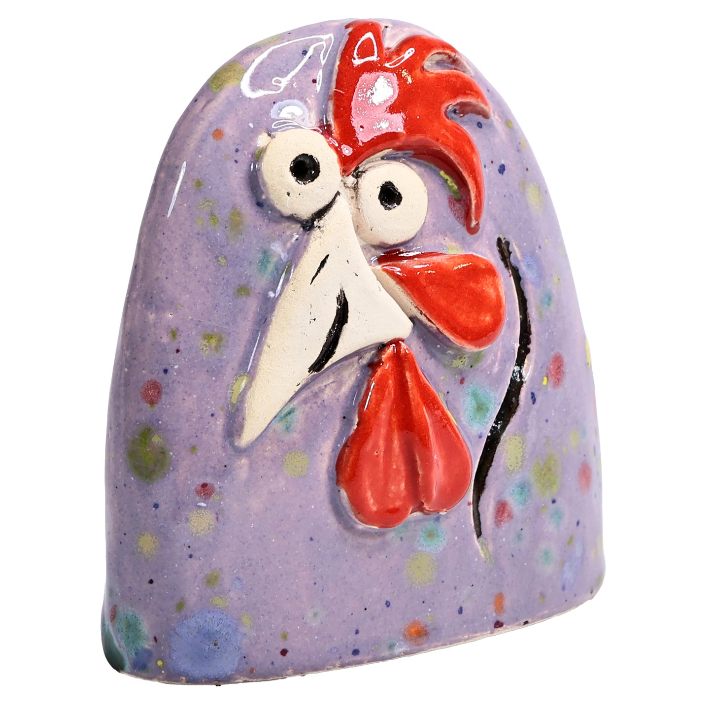 Charming Ceramic Chicken Characters in Vibrant Colours