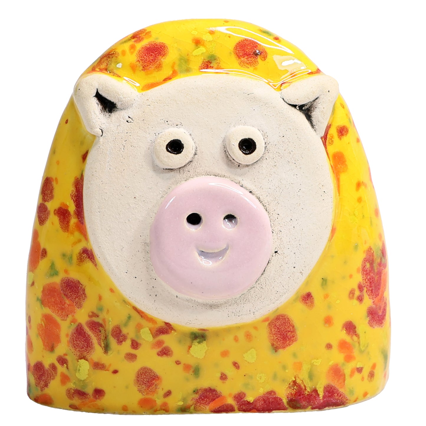 Charming Character of Handmade Ceramic Pig