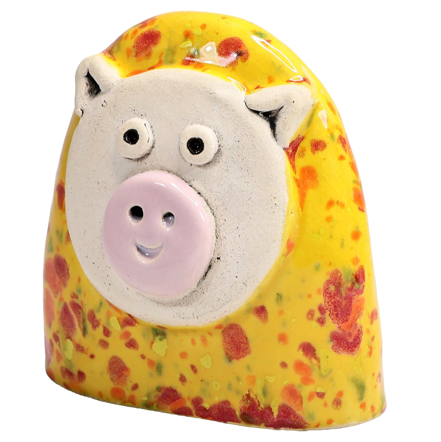 Charming Character of Handmade Ceramic Pig