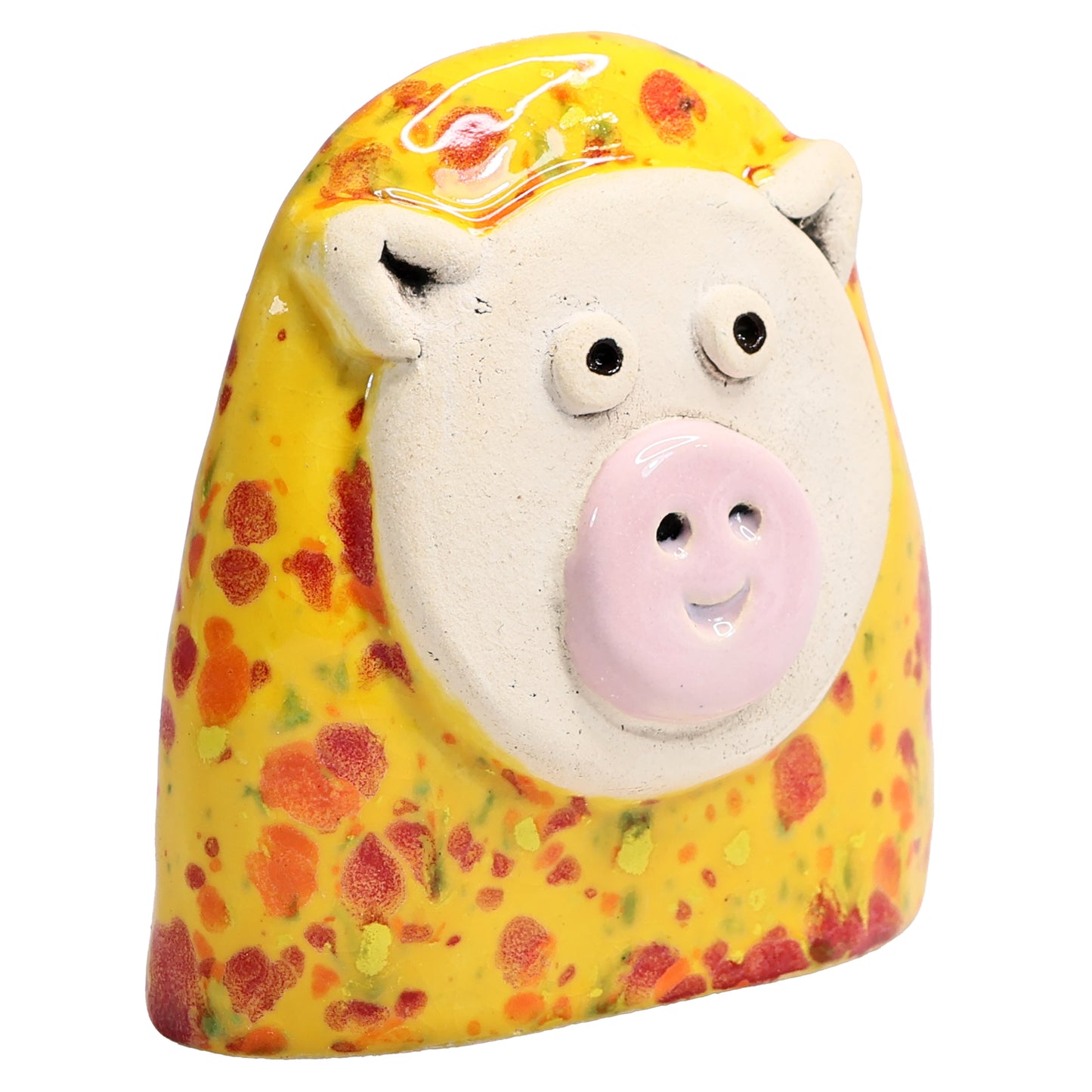 Charming Character of Handmade Ceramic Pig