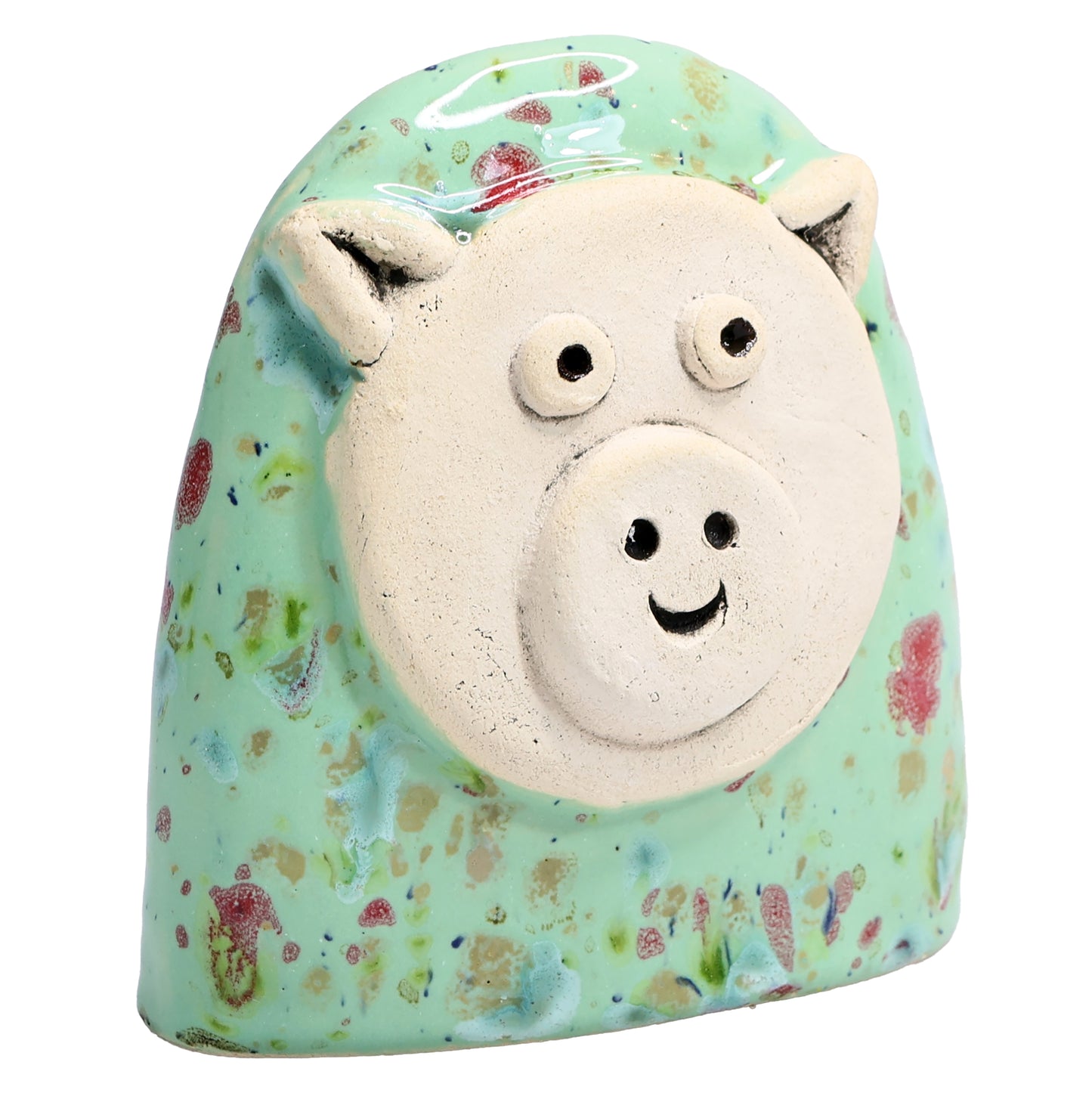 Charming Character of Handmade Ceramic Pig