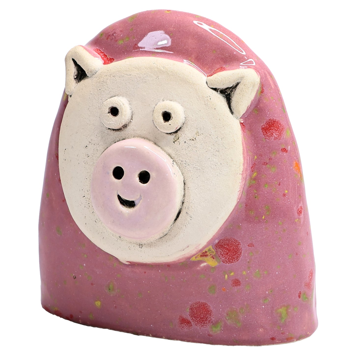 Charming Character of Handmade Ceramic Pig