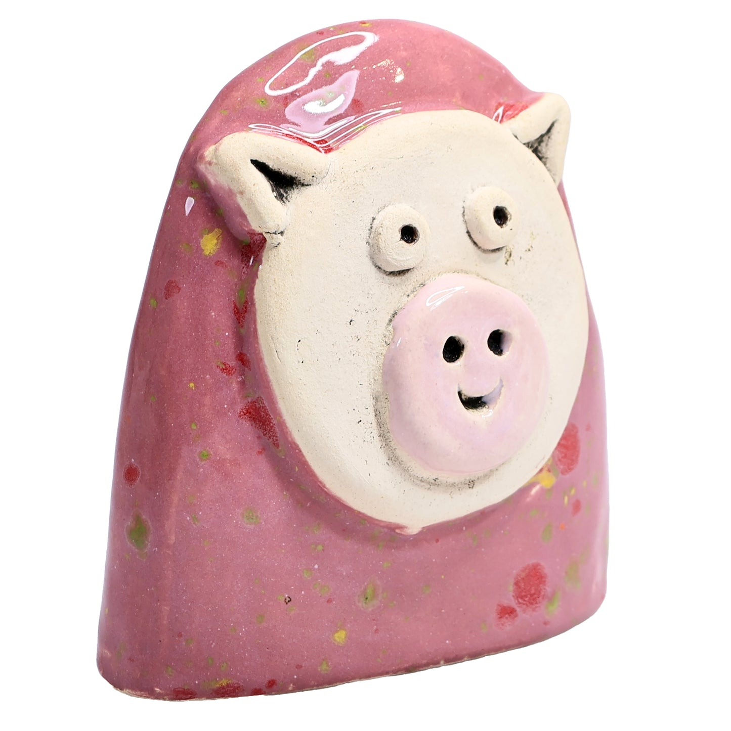 Charming Character of Handmade Ceramic Pig