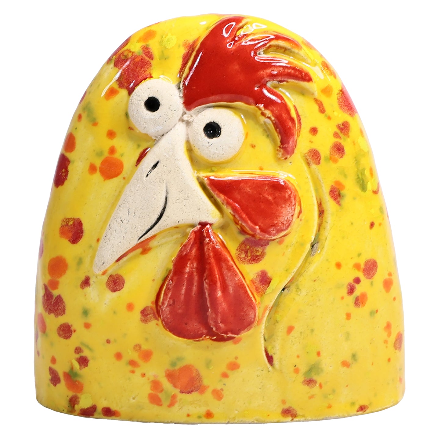 Charming Ceramic Chicken Characters in Vibrant Colours