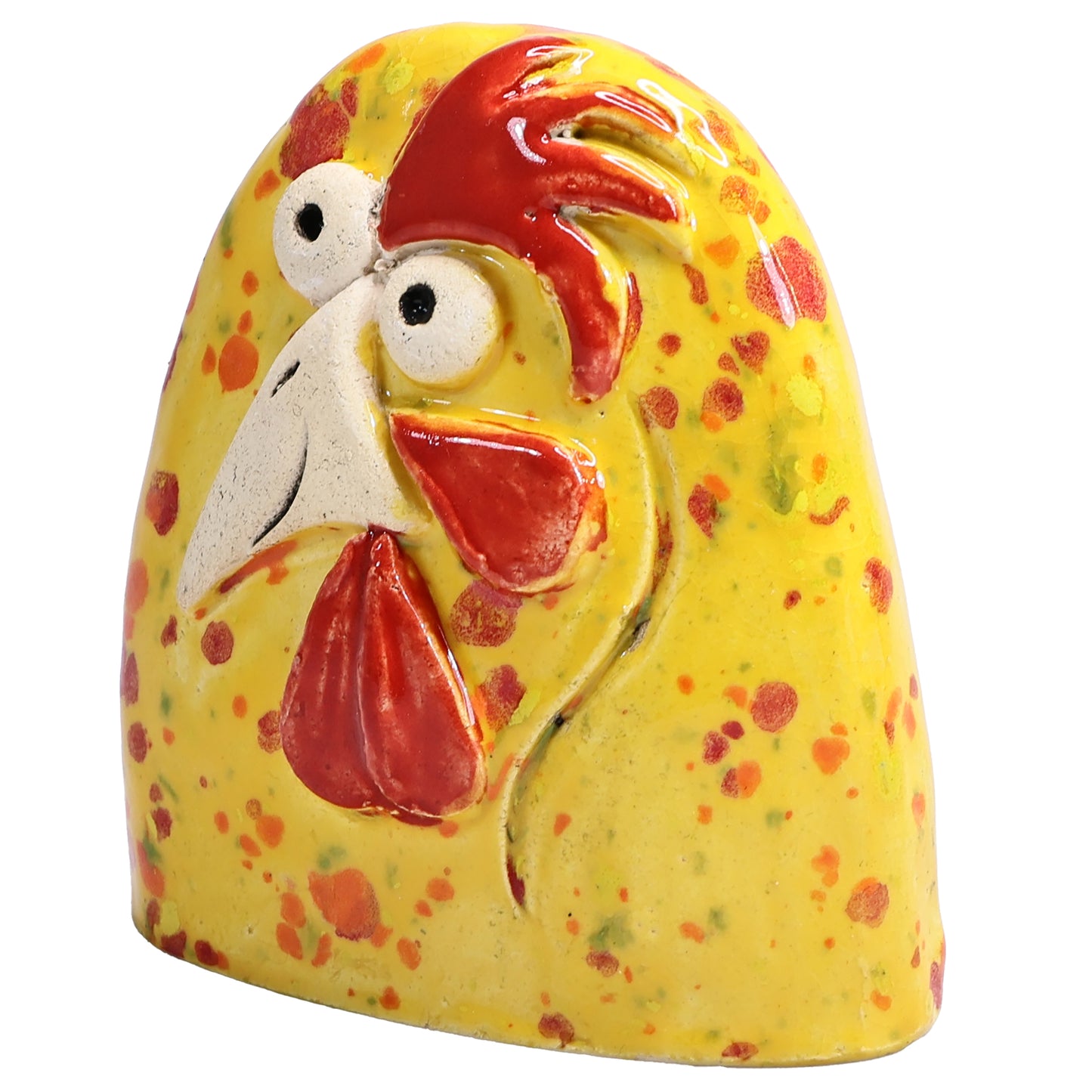 Charming Ceramic Chicken Characters in Vibrant Colours