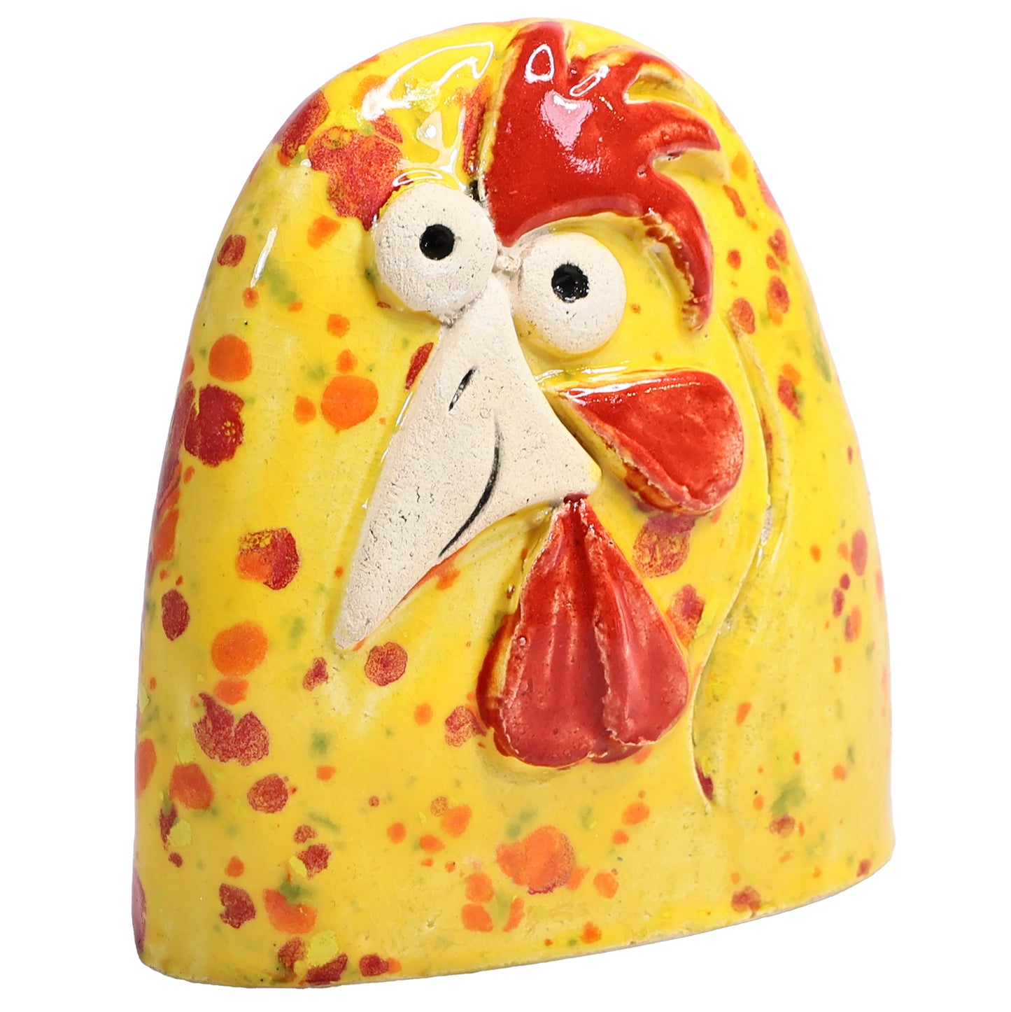 Charming Ceramic Chicken Characters in Vibrant Colours