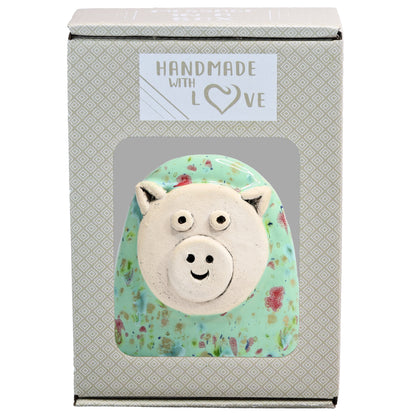 Charming Character of Handmade Ceramic Pig