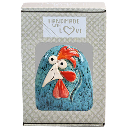 Charming Ceramic Chicken Characters in Vibrant Colours