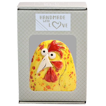 Charming Ceramic Chicken Characters in Vibrant Colours