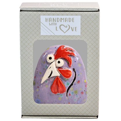Charming Ceramic Chicken Characters in Vibrant Colours