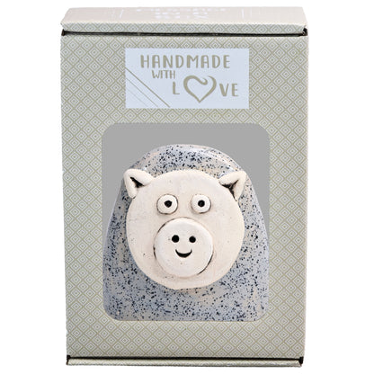 Charming Character of Handmade Ceramic Pig