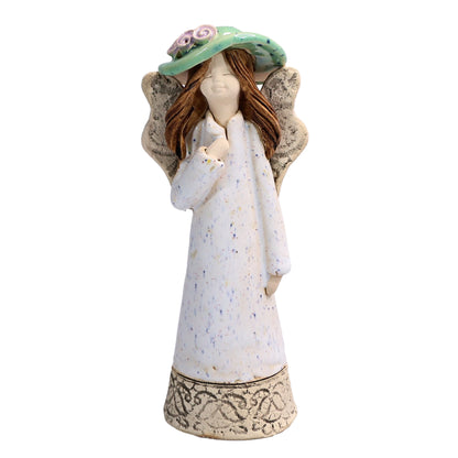 Handmade Ceramic Angel in Hat