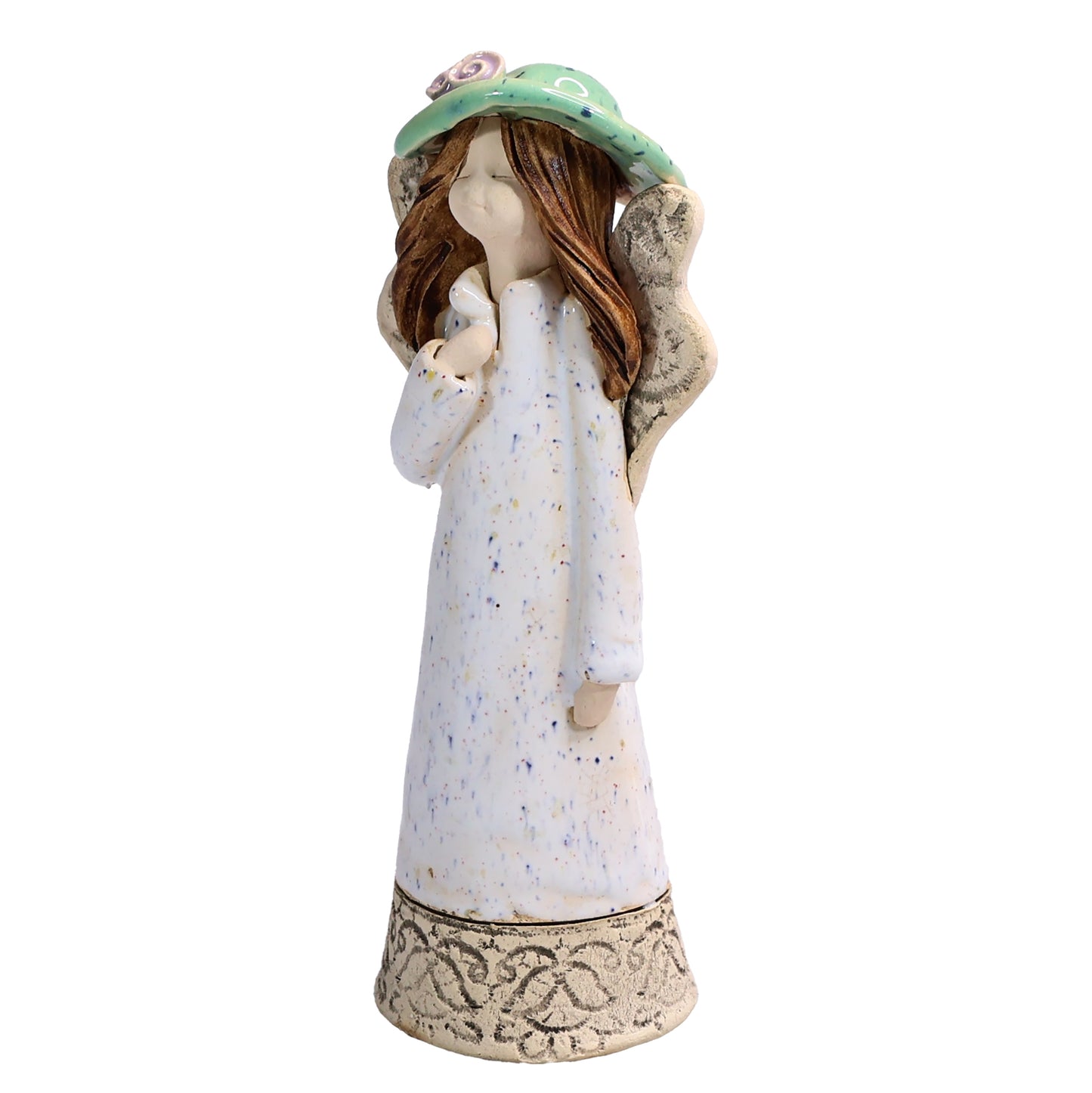 Handmade Ceramic Angel in Hat