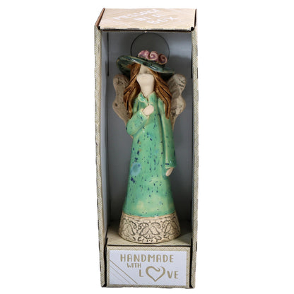 Handmade Ceramic Angel in Hat