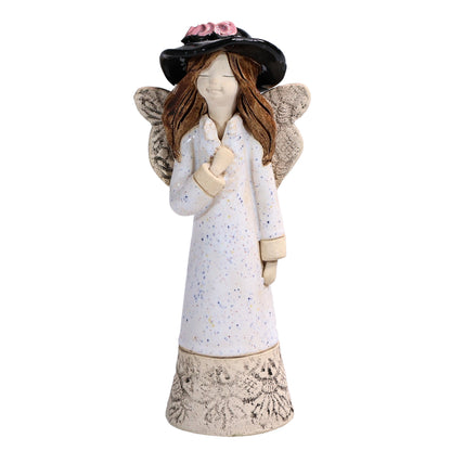 Handmade Ceramic Angel in Hat