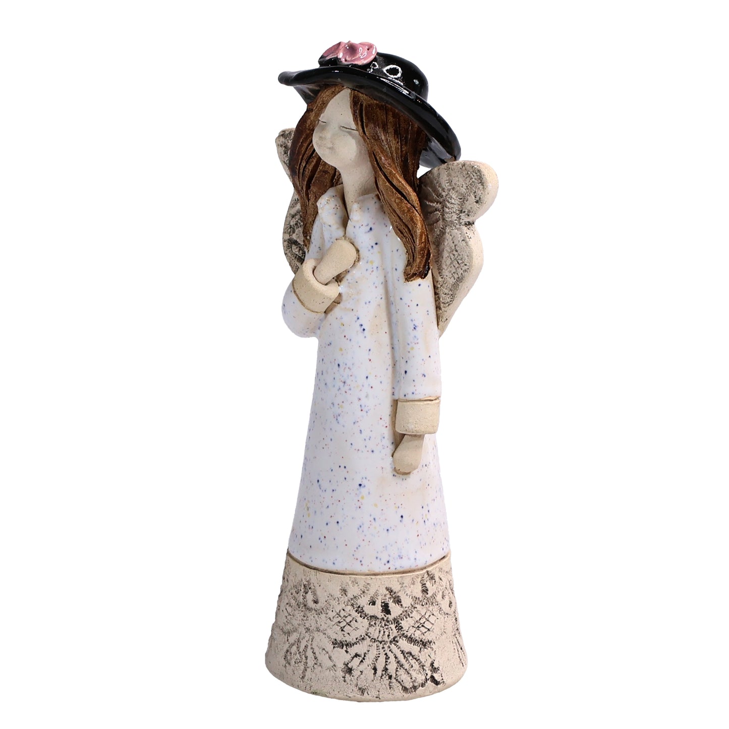 Handmade Ceramic Angel in Hat