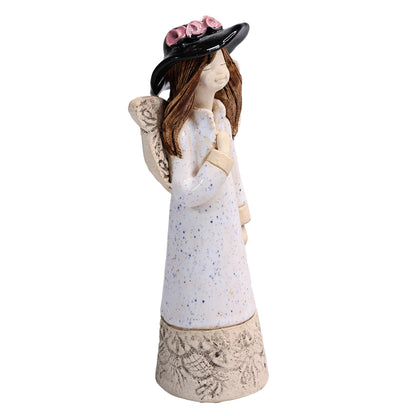Handmade Ceramic Angel in Hat