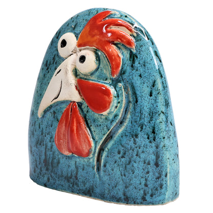 Charming Ceramic Chicken Characters in Vibrant Colours