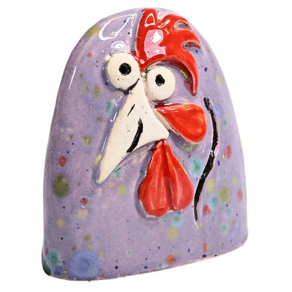 Charming Ceramic Chicken Characters in Vibrant Colours