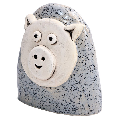 Charming Character of Handmade Ceramic Pig
