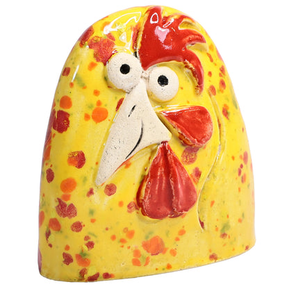 Charming Ceramic Chicken Characters in Vibrant Colours